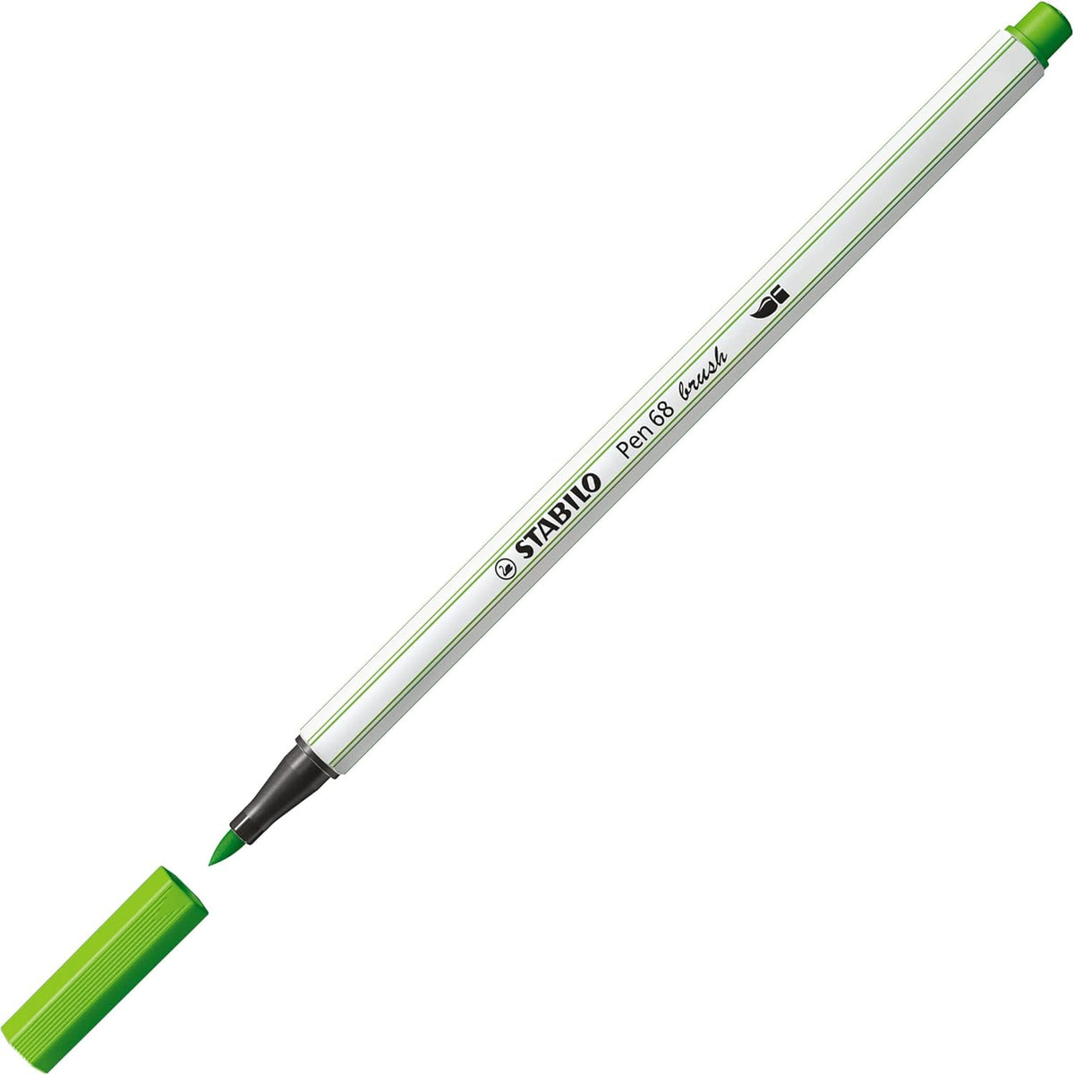 STABILO Pen 68 brush – Einzelstift Hellgrün