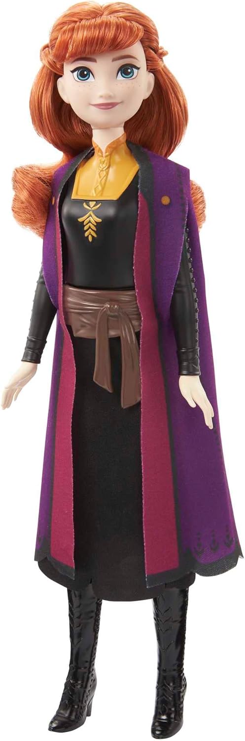 Disney Frozen 2 Anna Modepuppe Reiseoutfit – Mattel