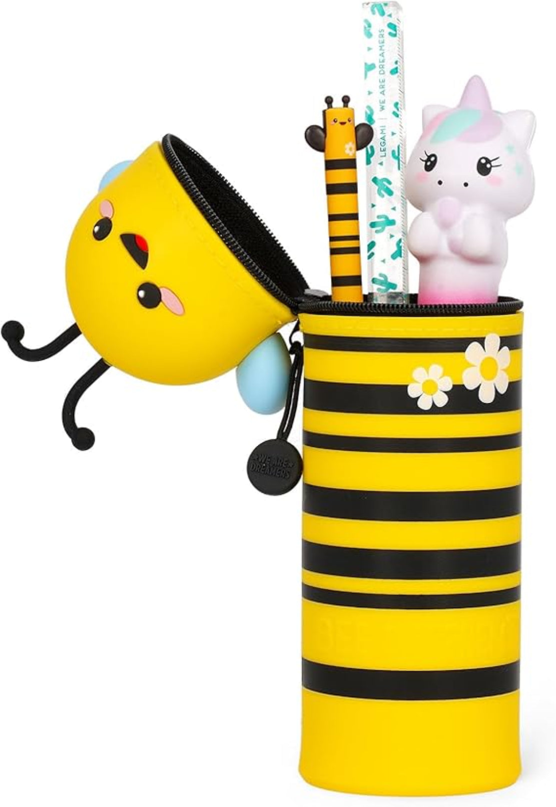 LEGAMI Kawaii 2-in-1 Federmappe & Stifthalter – Bee