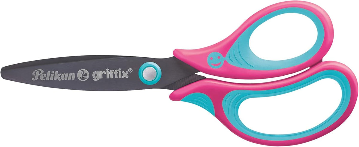Pelikan griffix Kinderschere RH Lovely Pink – Titan-Nitrid