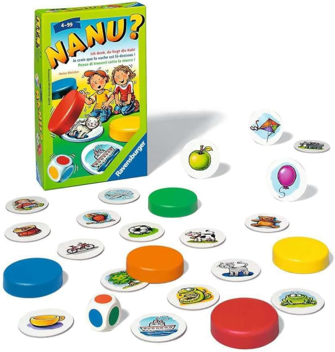 Ravensburger Nanu?, Merkspiel ab 4 Jahren, 2–4 Spieler