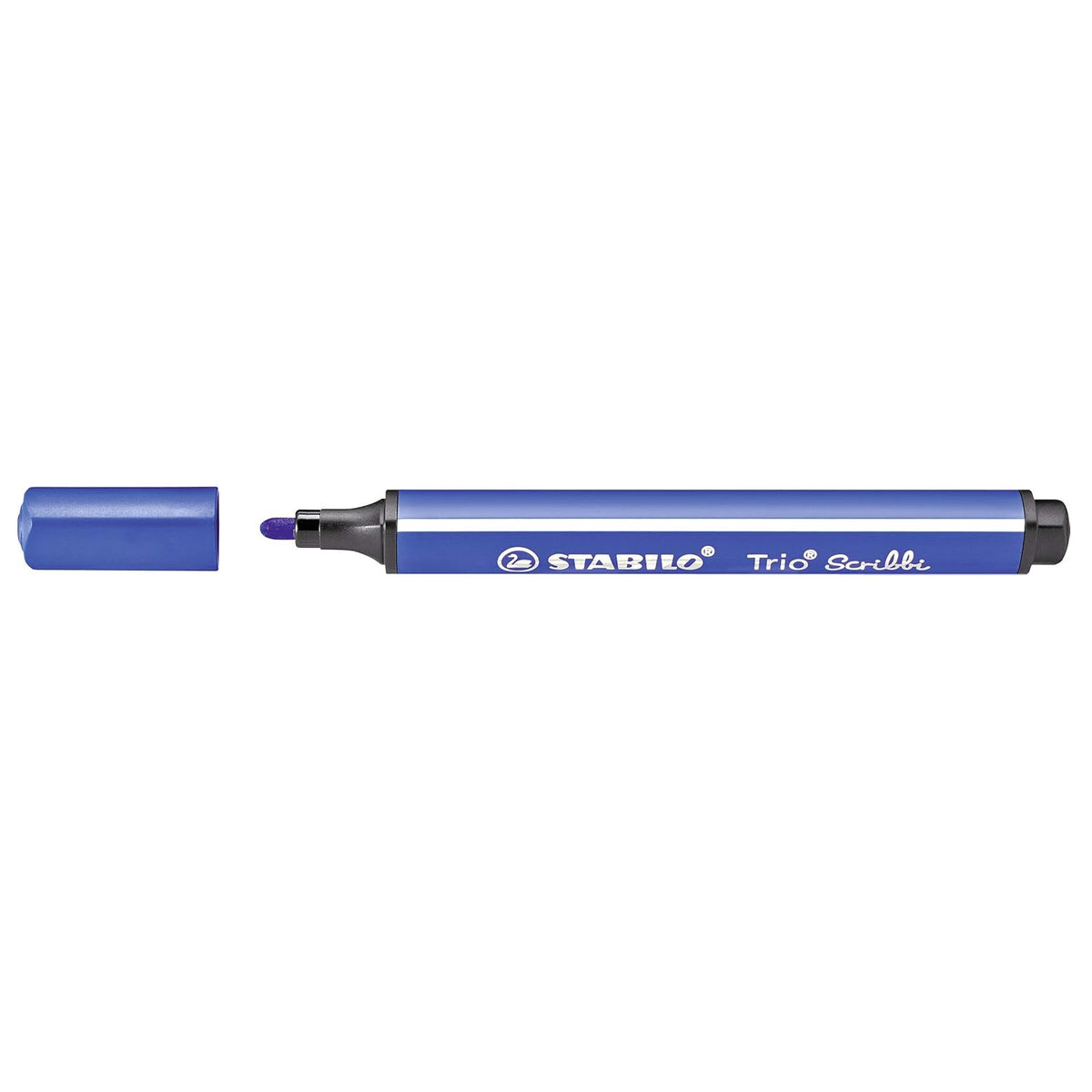 STABILO Trio Scribbi Filzstift Einzelstift ultramarinblau