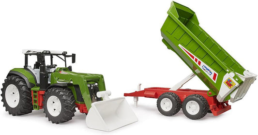 ROADMAX Traktor mit Frontlader & Kippanhänger