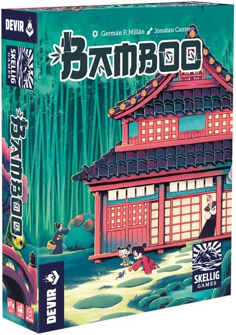Bamboo Brettspiel - Strategisches Familienspiel über Bambus-Anbau (2-4 Spieler, ab 10 Jahren)