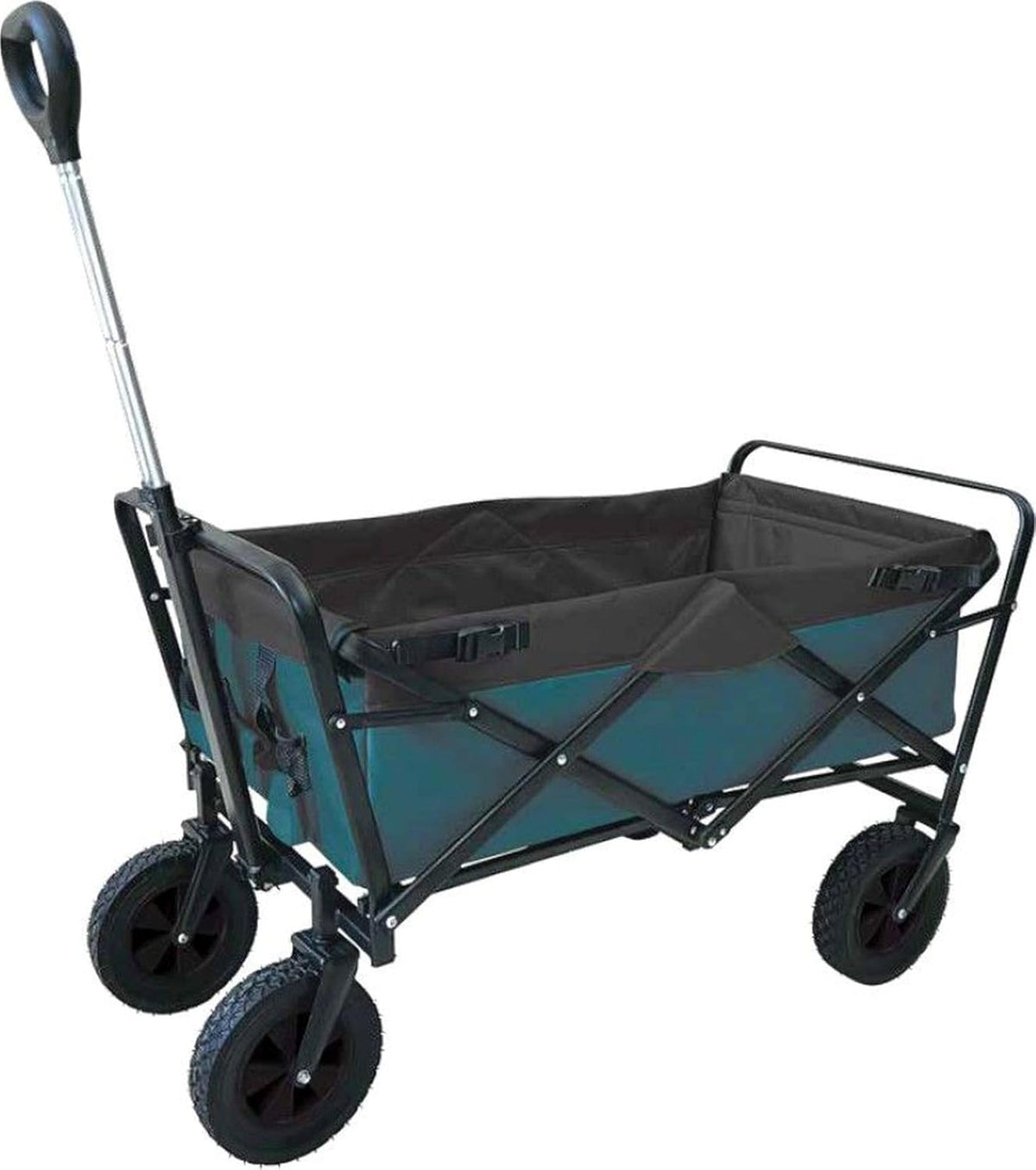 Outdoor Active Bollerwagen Petrol, faltbar, höhenverstellbar