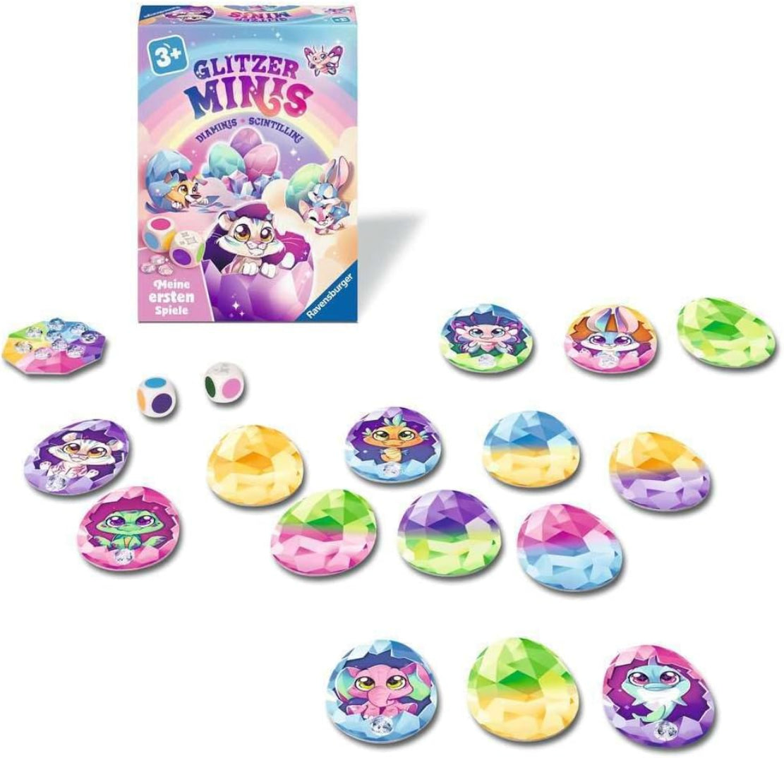 Ravensburger Glitzer Minis, Farblernspiel ab 3 Jahren
