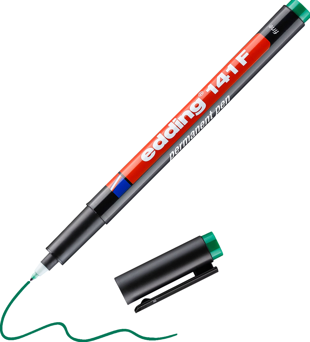 edding 141 F Permanent Pen grün – Fineliner 0,6 mm