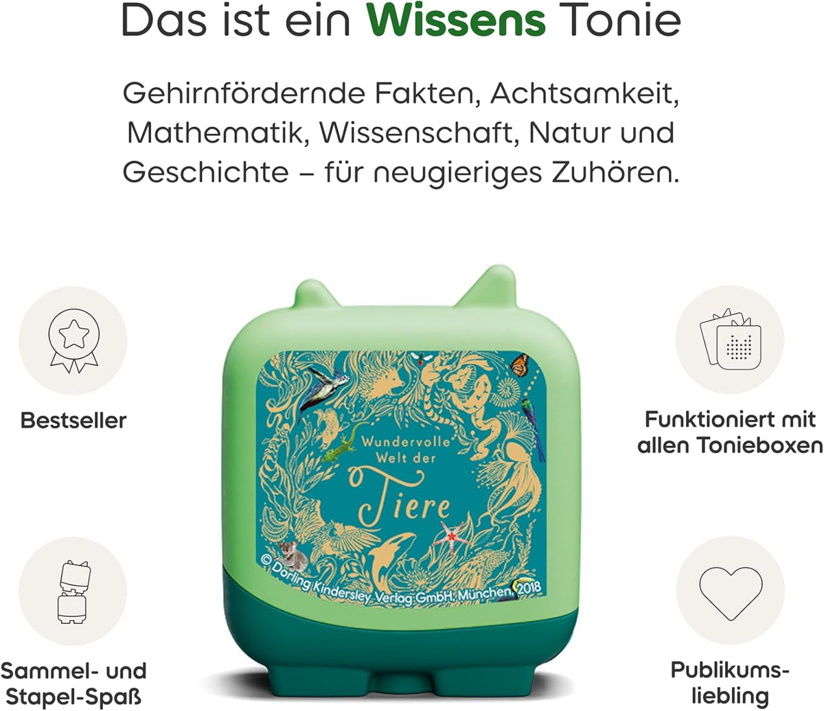 tonies Hörfigur Wundervolle Welt der Tiere | ab 5 J.
