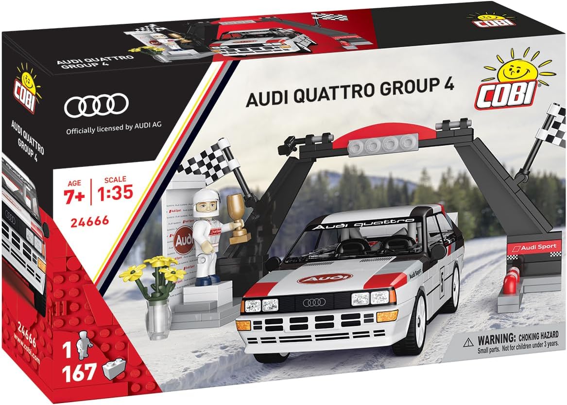 COBI Audi Quattro Gruppe 4 (1981) Bauset 165 Teile 1:35