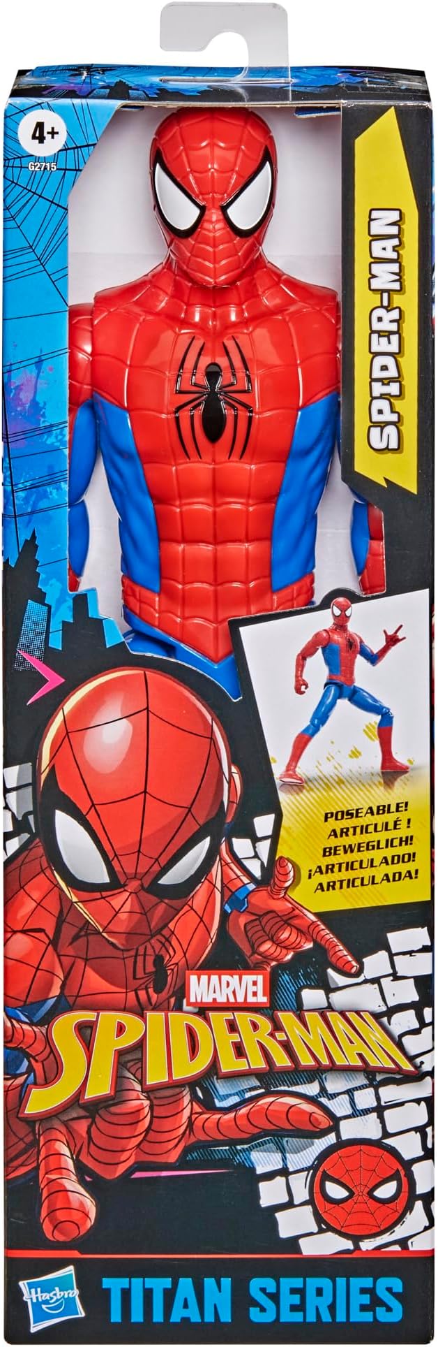 Hasbro Marvel Titan Serie Spider-Man Actionfigur 30cm