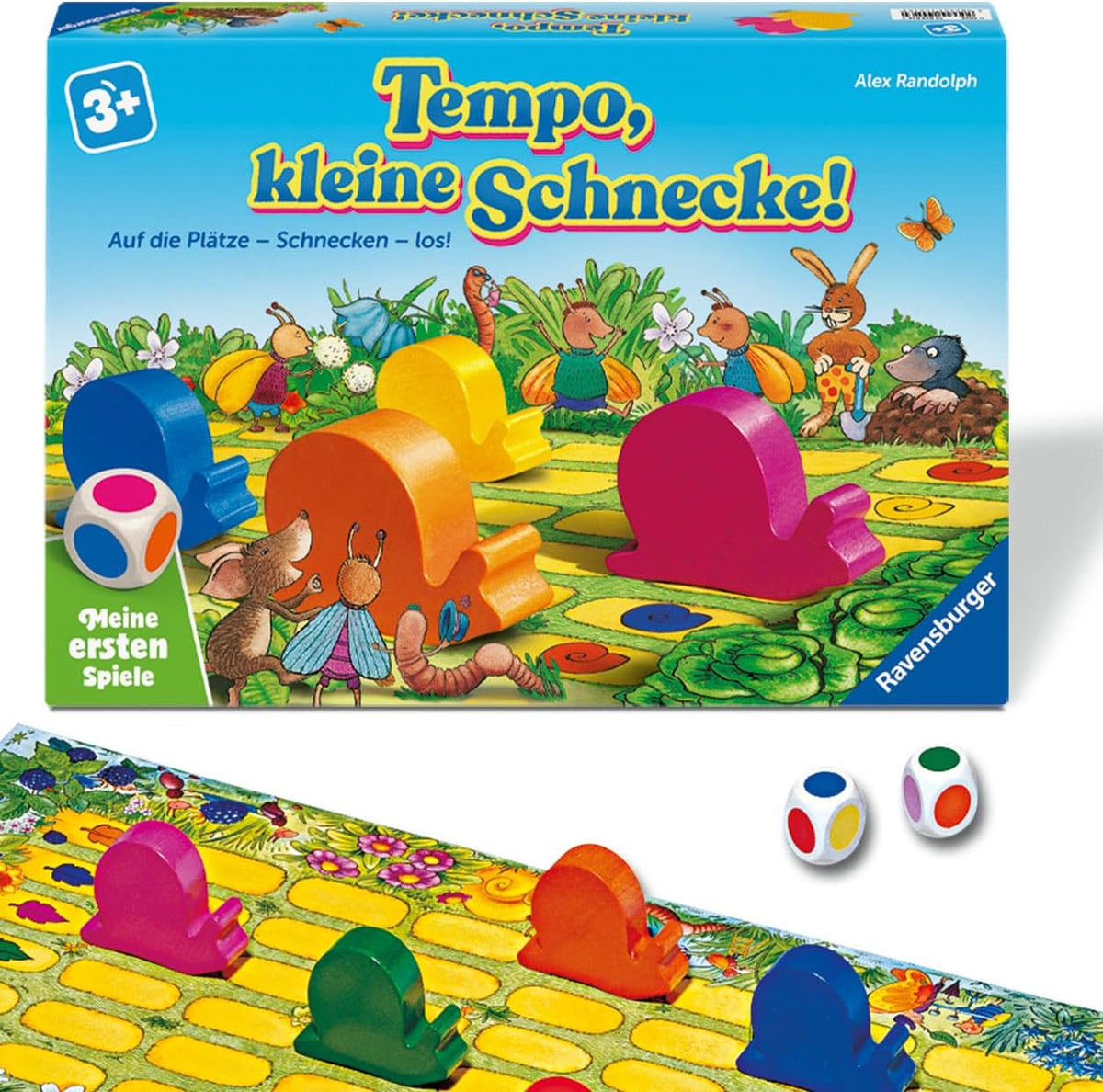 Ravensburger Tempo, kleine Schnecke! Kinderspiel ab 2 Jahren