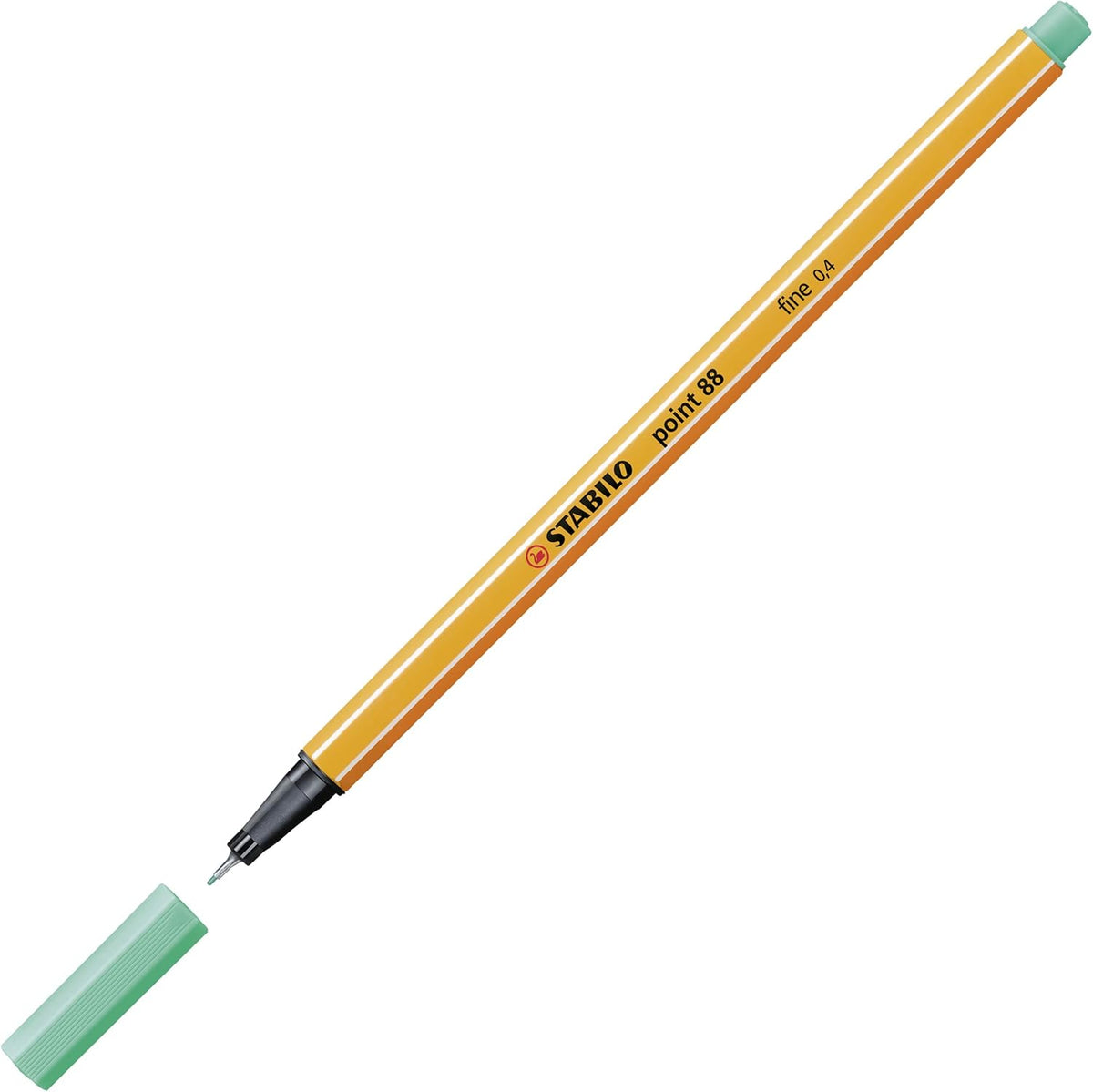 STABILO point 88 Fineliner - Eisgrün - Präzise Linienführung für Profis