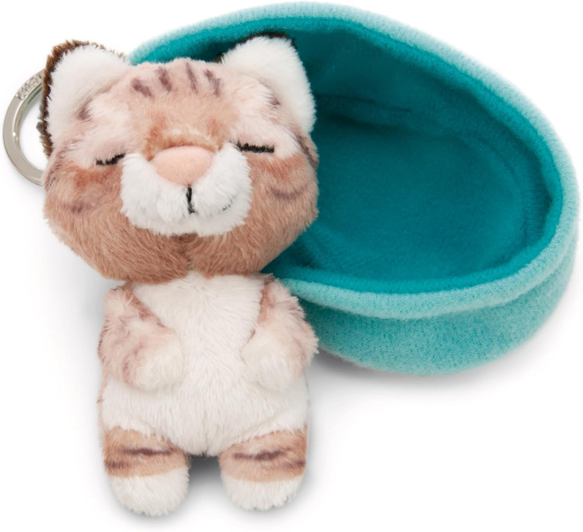 NICI Sleeping Pets Schlüsselanhänger – Katze getigert
