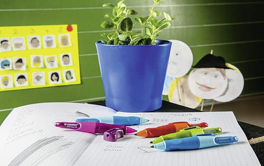 STABILO EASYergo 3.15 Druckbleistift Links Pink/Lila HB