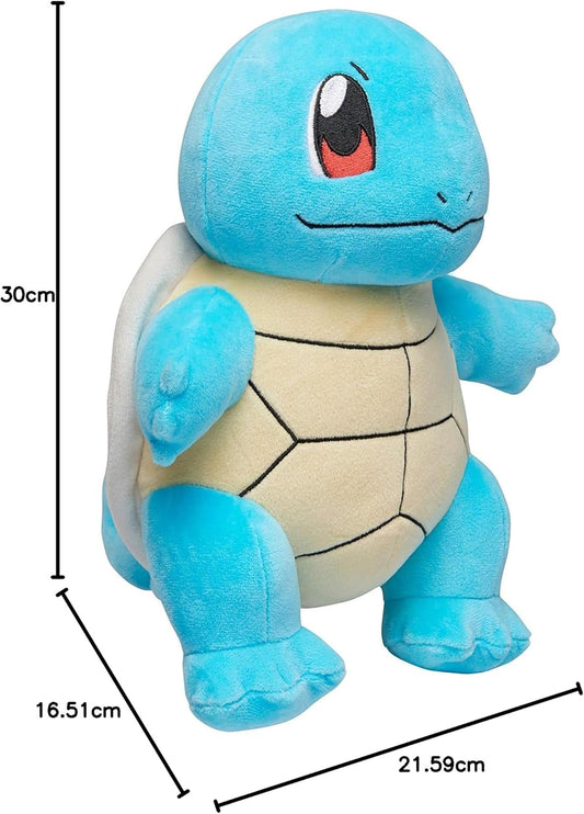 Pokémon Schiggy Plüsch 30 cm – offiziell lizenziert Jazwares