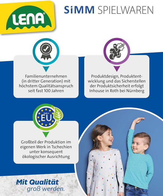 LENA EcoActives Betonmischer 28cm - Baufahrzeug ab 2 Jahre