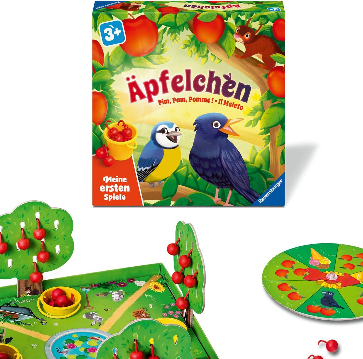 Ravensburger Äpfelchen, Kinderspiel ab 2 Jahren, 2–4 Spieler