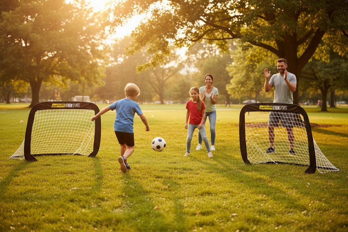 XTREM Toys Pop-Up Fußballtor 2er Set 120×80×80 cm