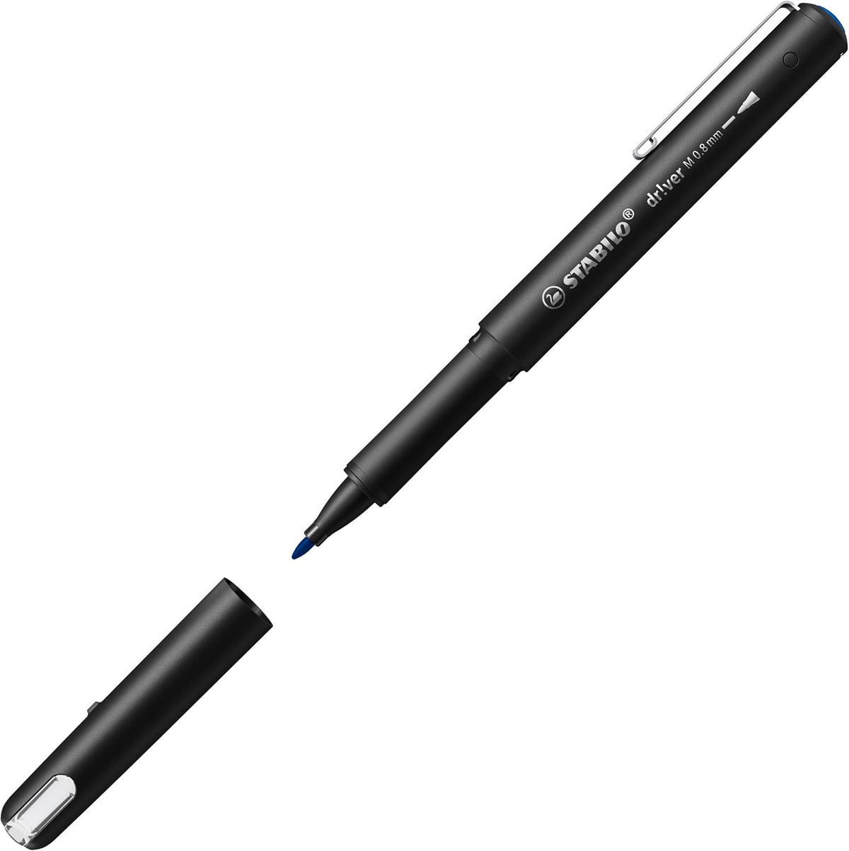 STABILO driver Faserschreiber blau 0,8 mm – Einzelstift