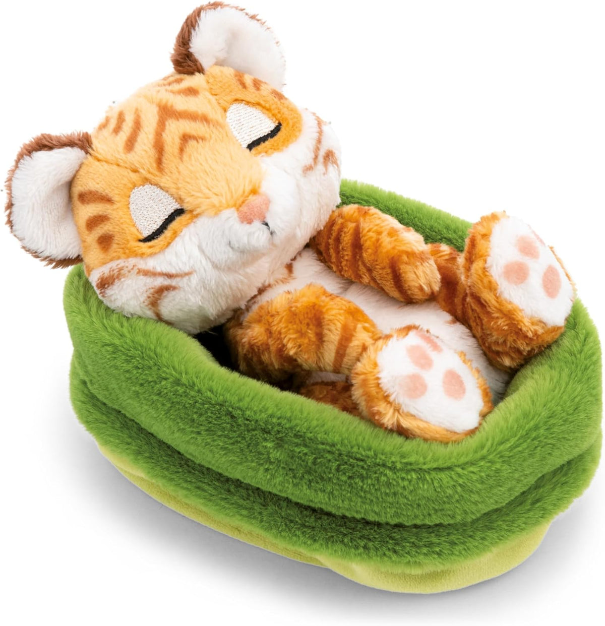 NICI Kuscheltier Tiger 12 cm schlafend Sleeping Pets Wild Cat