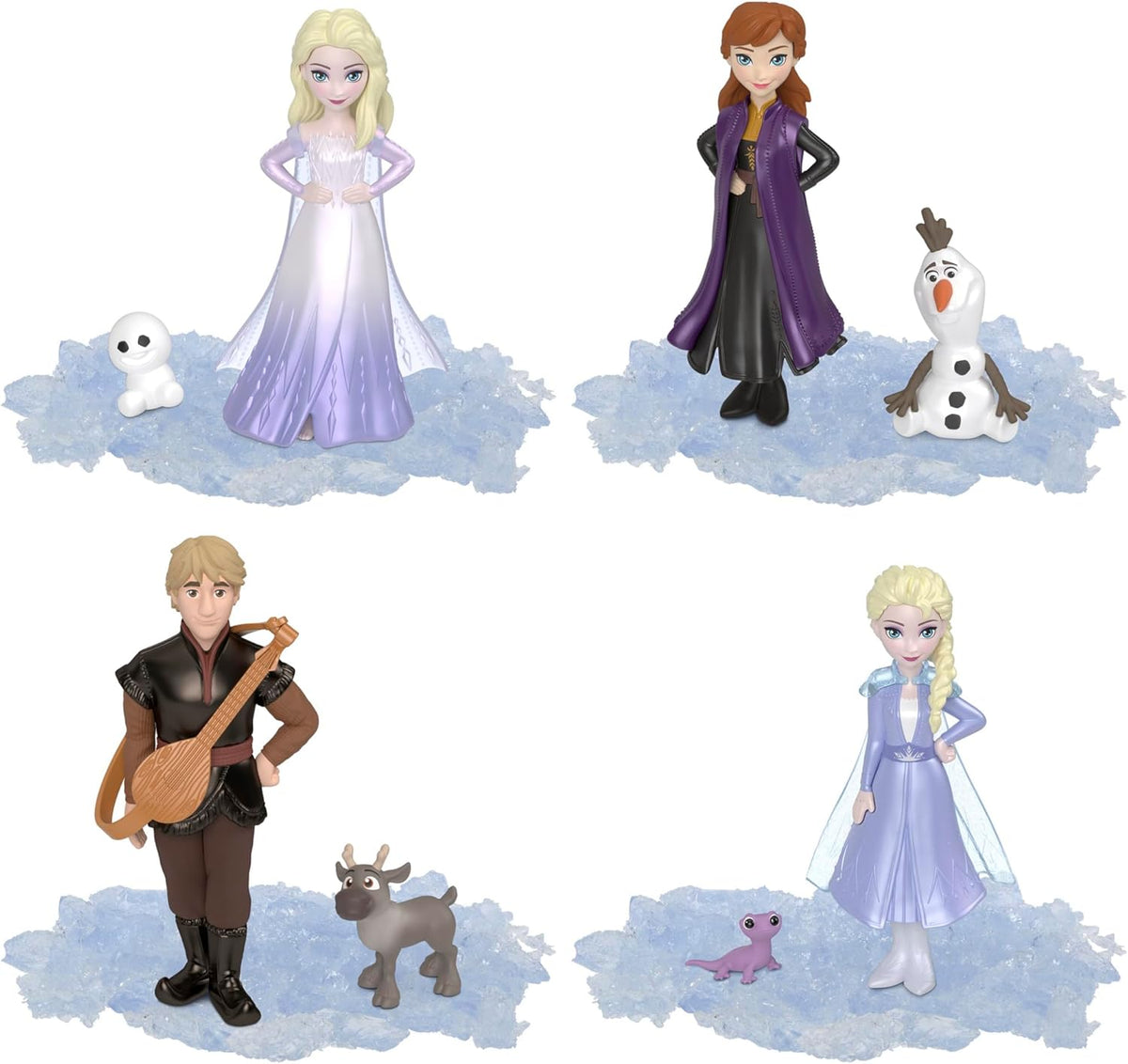 Mattel Disney Frozen Ice Reveal Puppe - Überraschungspuppe mit Eiseffekt HWX21