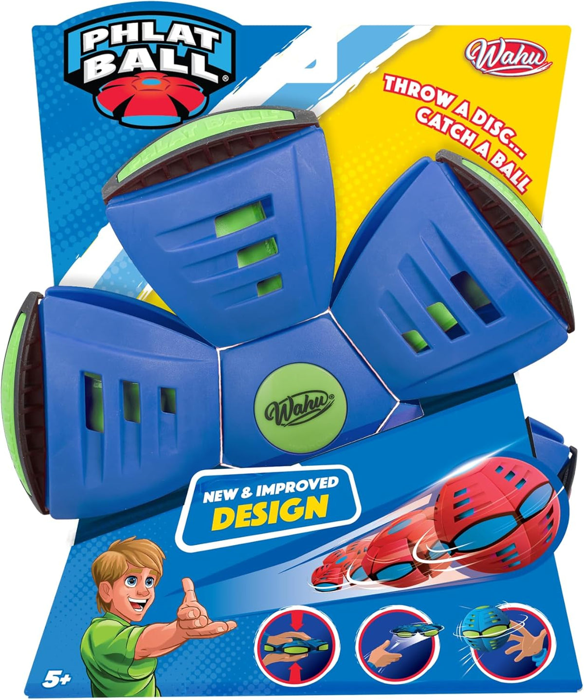 Phlat Ball BIG Classic BIG V5 - blau 2in1 Frisbee & Ball