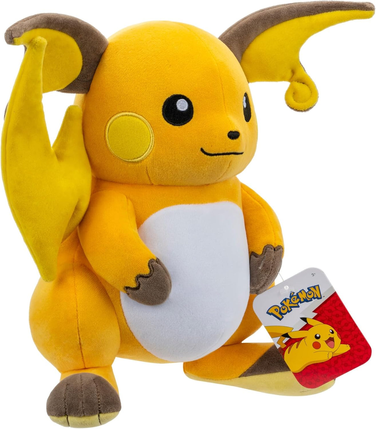 Pokémon Raichu Plüsch 30 cm – offiziell lizenziert Jazwares