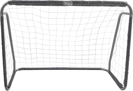 Idena Fußballtor Metall 124x96x61 cm – Indoor & Outdoor