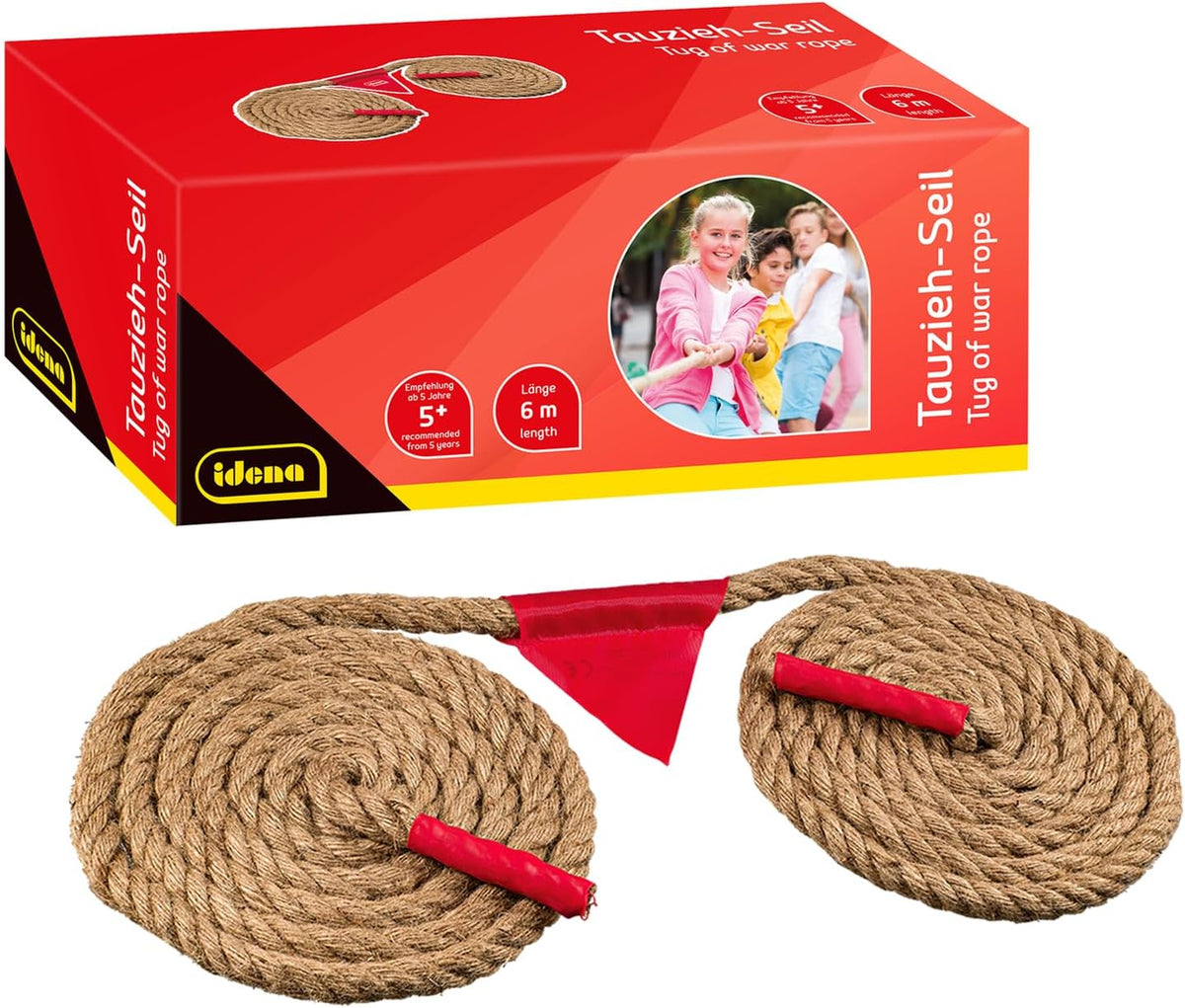 Idena Tauzieh-Seil 6 m 20 mm Outdoor-Spiel ab 5 Jahren