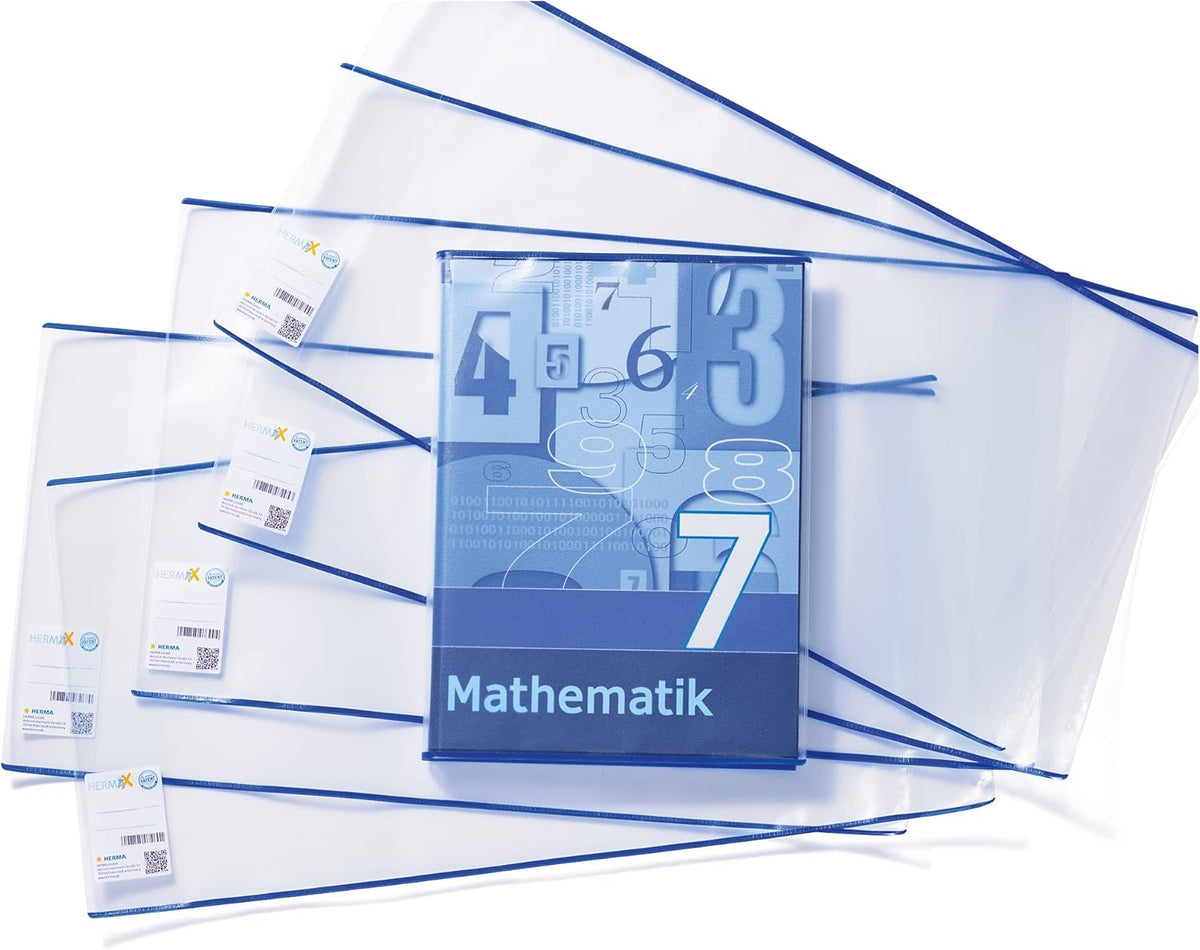 HERMA HERMÄX Classic Buchschoner transparent, PVC-frei, 29,8x54 cm