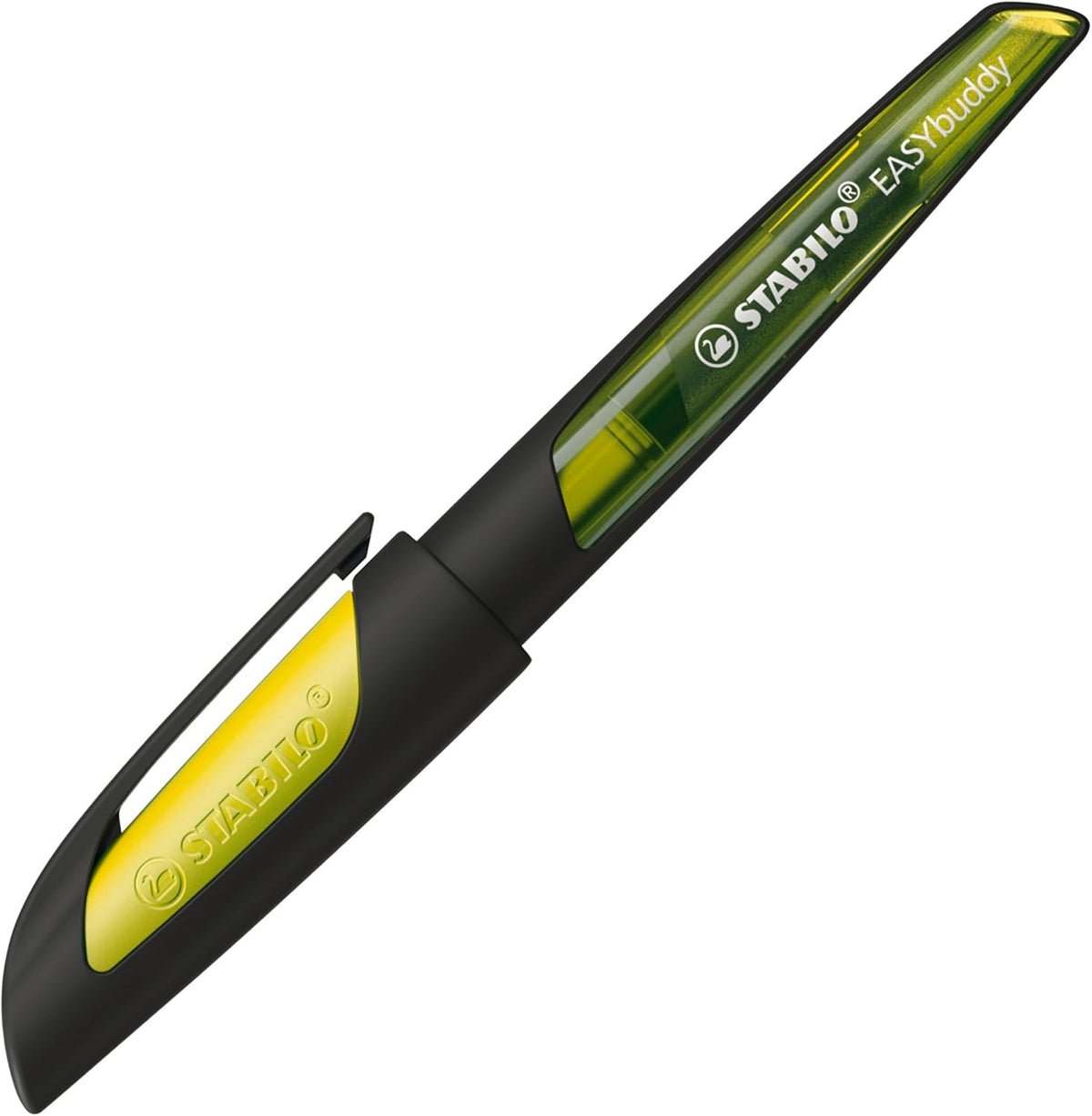 STABILO EASYbuddy Füllhalter schwarz/limette Feder A blau