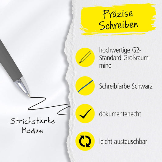 ONLINE Rollerball Pastel Schwarz Matt – Drehkugelschreiber P100