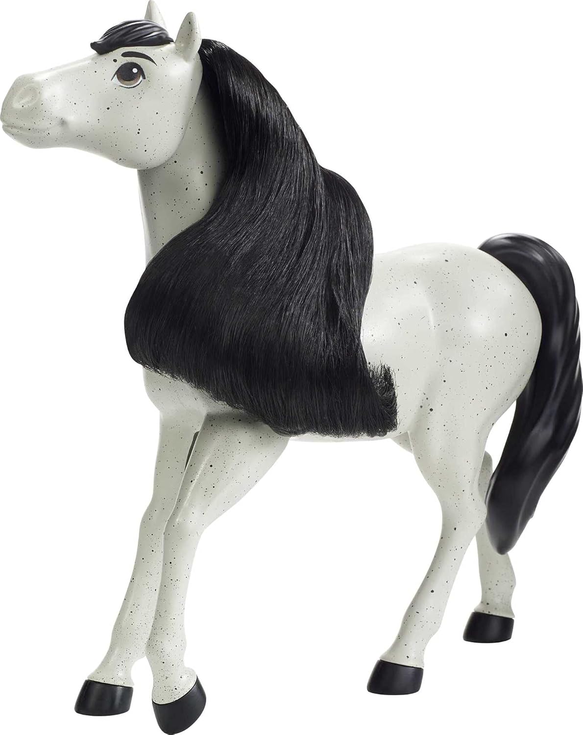 MATTEL® Dreamworks Spirit - Mustang Hengst - Pferd, Mustang Stute aus der Herde von "Spirit - frei und ungezähmt" (20), beweglicher Kopf und lange Mähne, tolles Geschenk für Pferdeliebhaber ab 3 Jahren