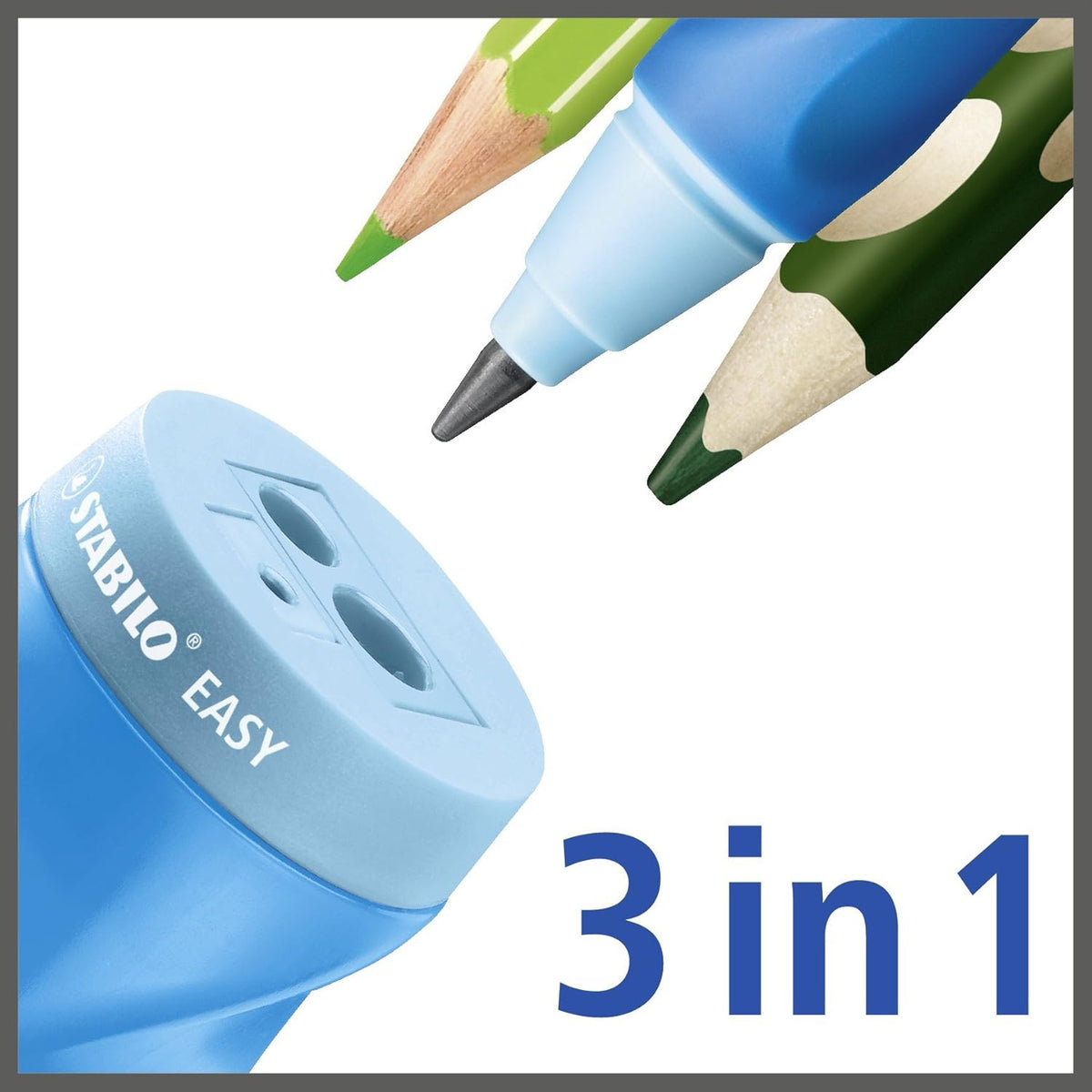 STABILO EASYsharpener 3in1 Dosenspitzer Links Petrol