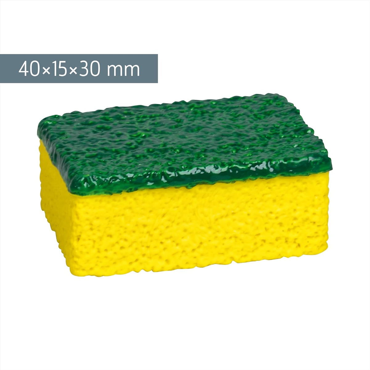 BRUNNEN Radiergummi „Schwamm“ 3D | gelb/grün | TPR