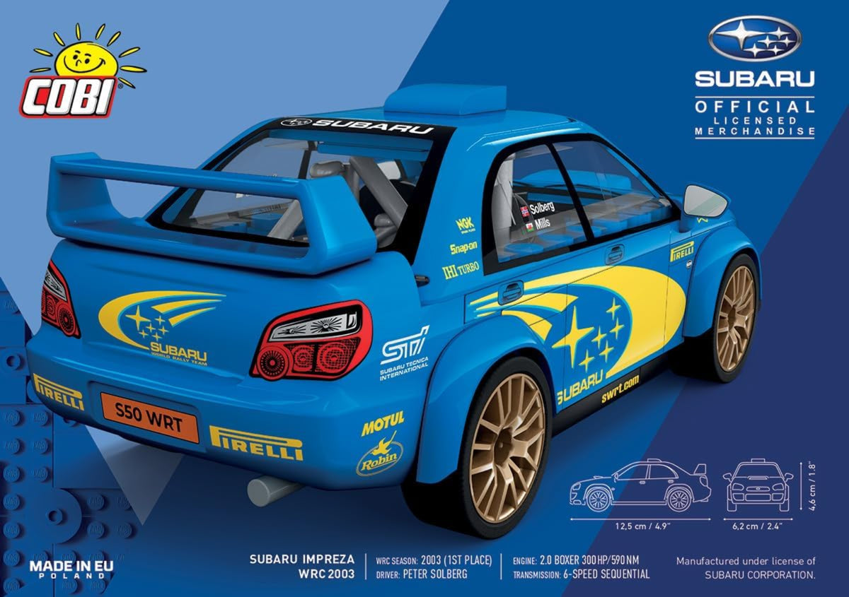 COBI Subaru Impreza WRC 2003 Bauset 88 Teile 1:35
