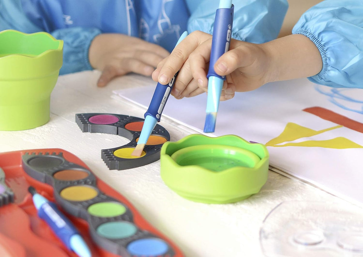 Faber-Castell Malschürze Kinder blau