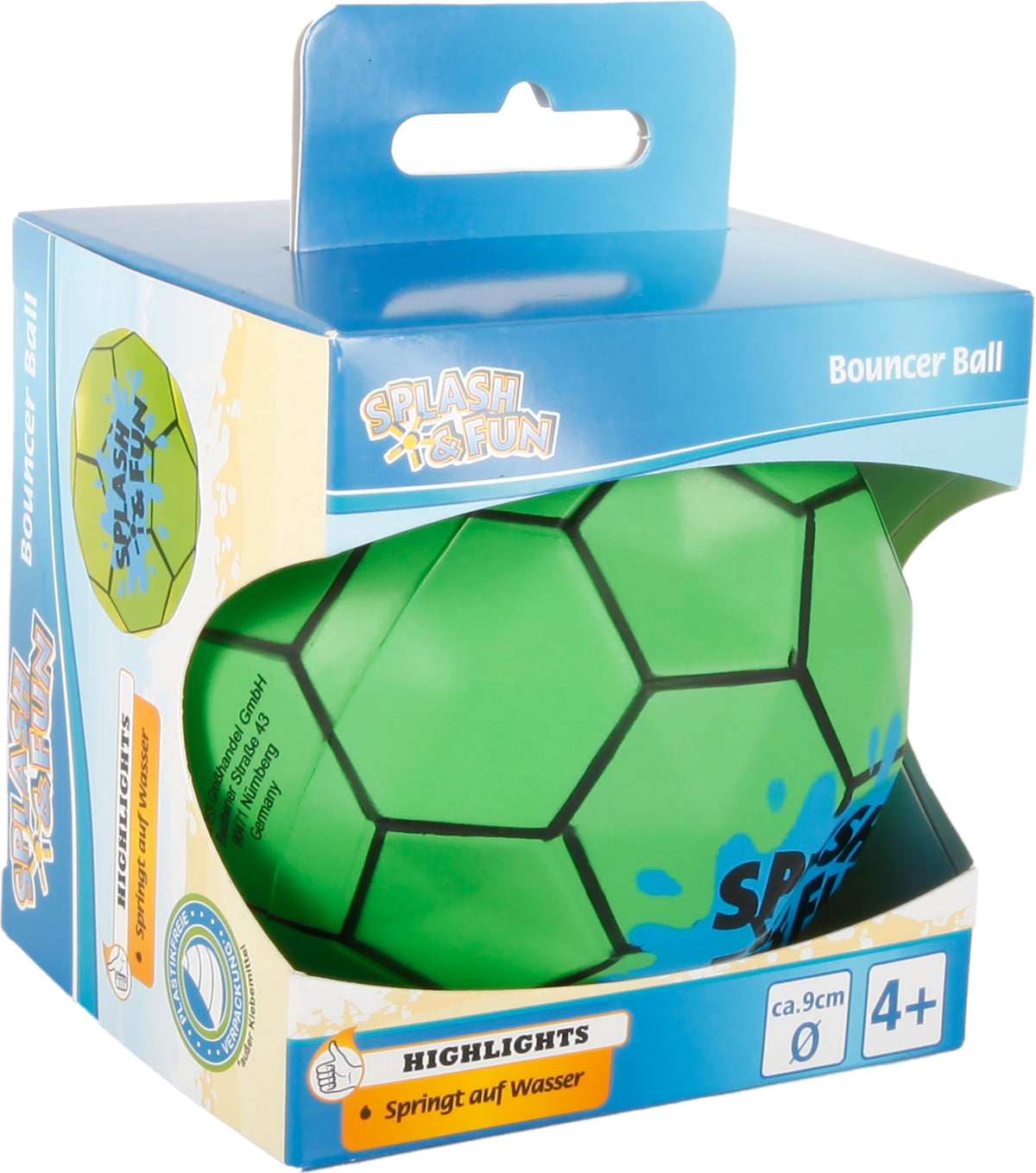 Splash & Fun Bouncer Ball Ø9 cm PU