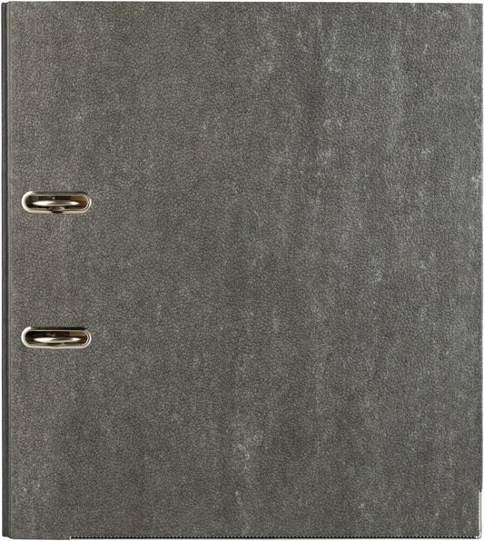 Idena Ordner Wolkenmarmor schwarz DIN A4 80mm FSC