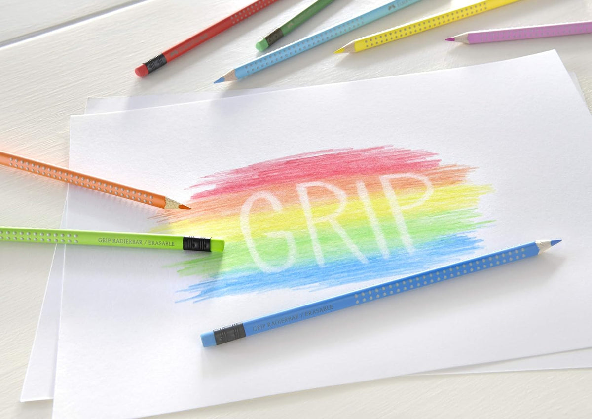 Faber-Castell Buntstift Colour Grip radierbar 10er FSC