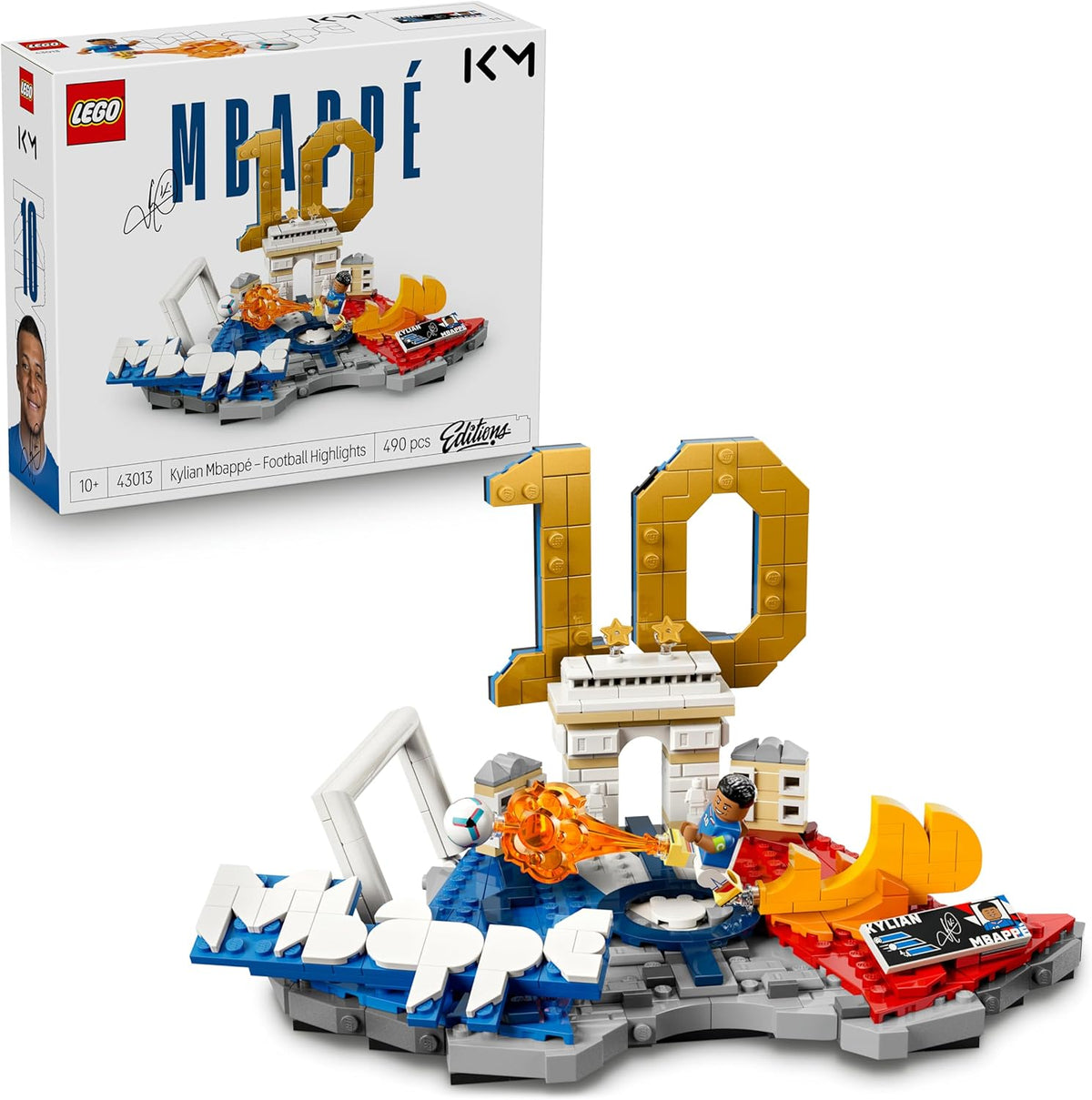 LEGO Editions Kylian Mbappé Fußball-Highlights 43013
