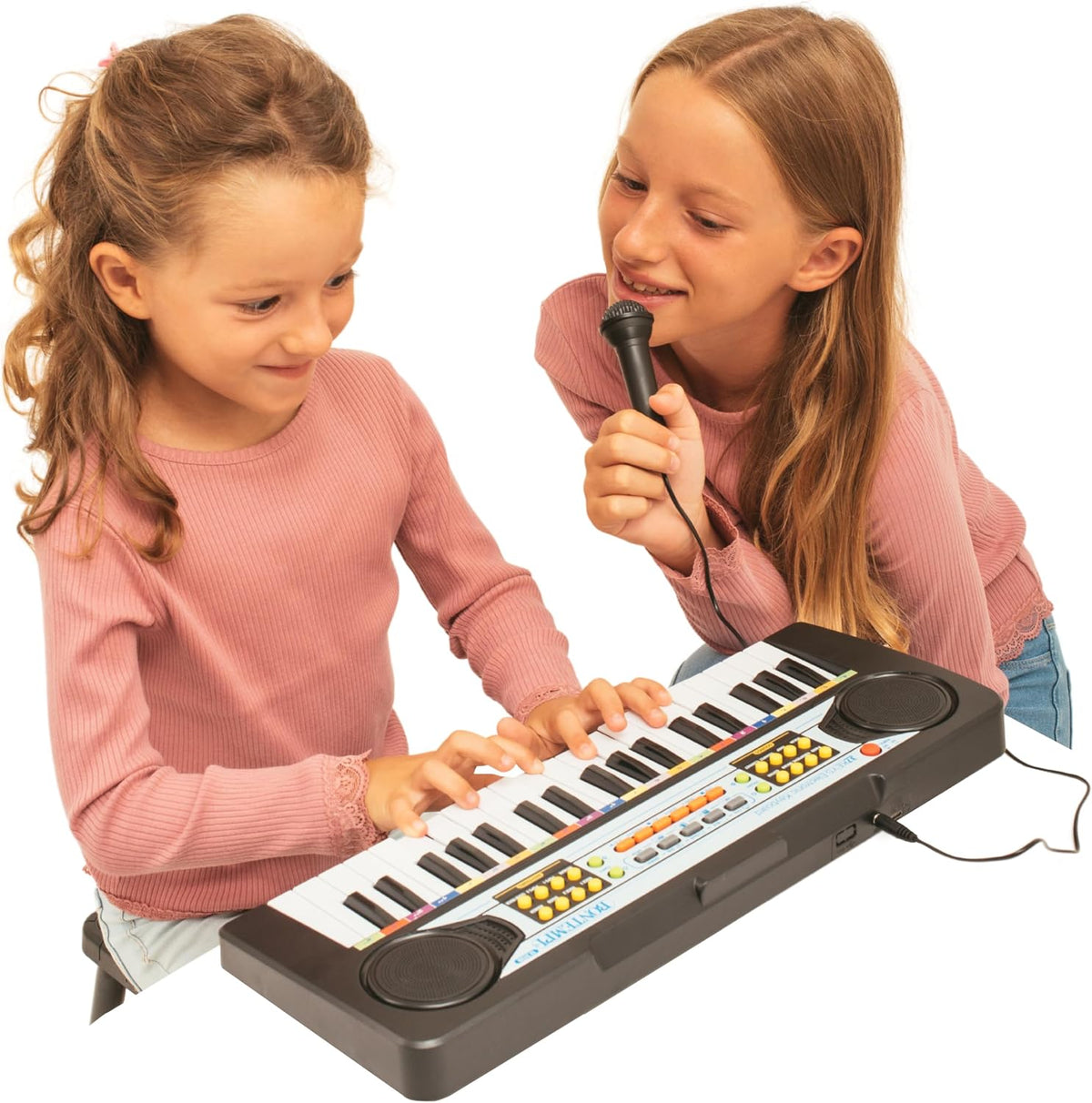 BONTEMPI Elektronik-Keyboard 37 Tasten schwarz mit Mikrofon