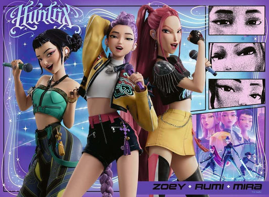 Ravensburger KPop Demon Hunters 100 Teile XXL Puzzle ab 6 Jahren