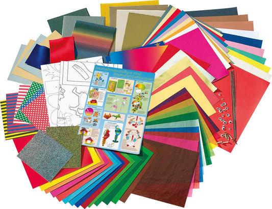 folia Bastelbox Jumbo – 107 Teile Bastelkoffer
