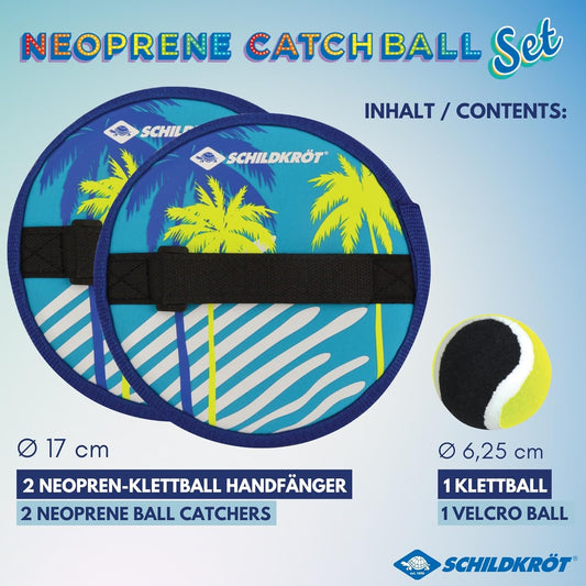 Schildkröt Klettball Set Neopren blau 4-teilig