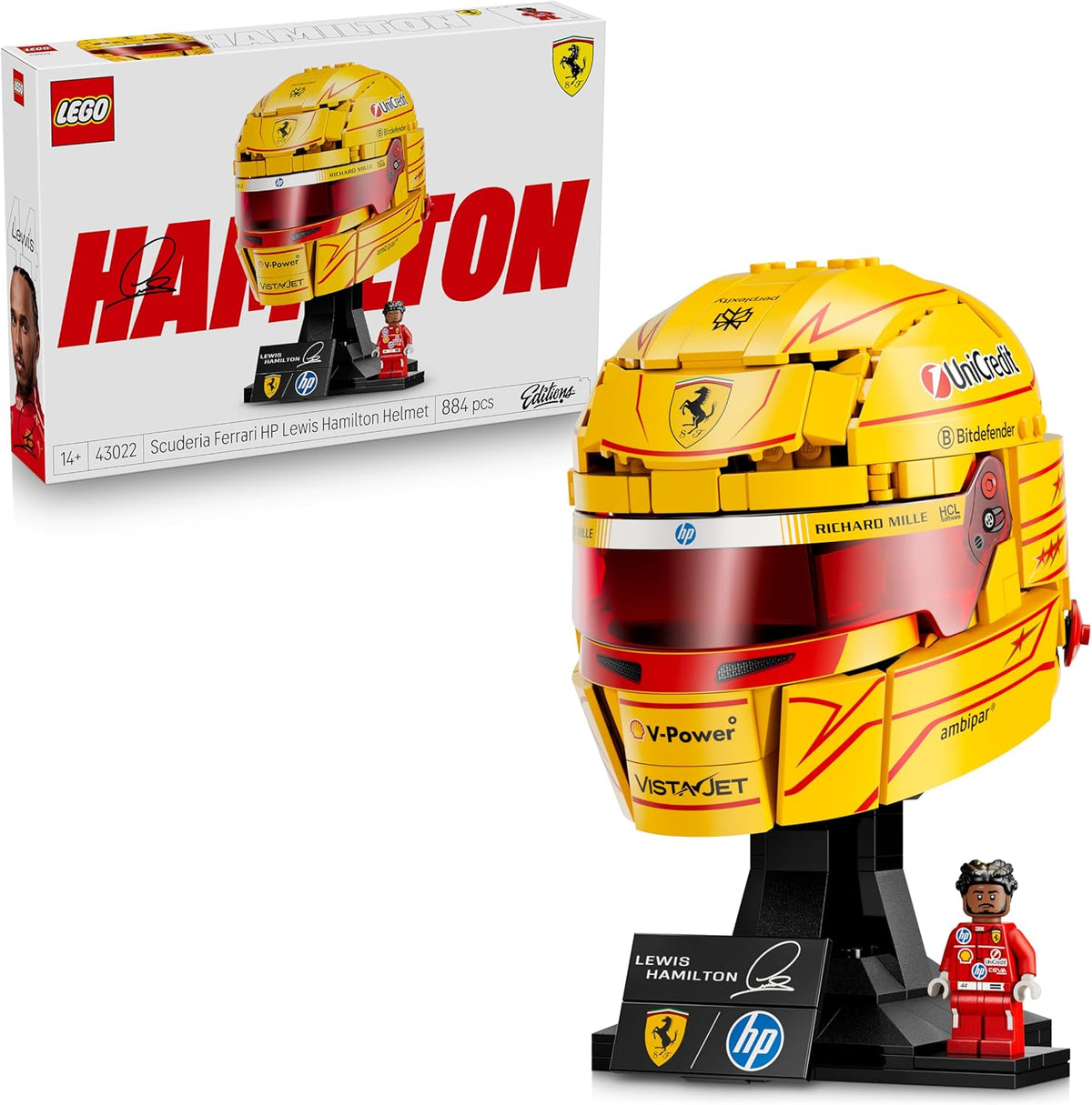 LEGO Editions Ferrari Lewis Hamilton Helm 43022 – F1