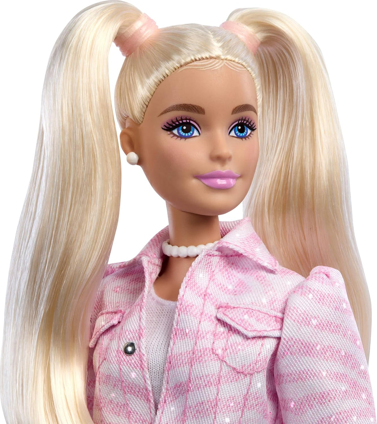 Barbie Deluxe Style Puppe Pinke Jeansjacke Barbiecore Outfit