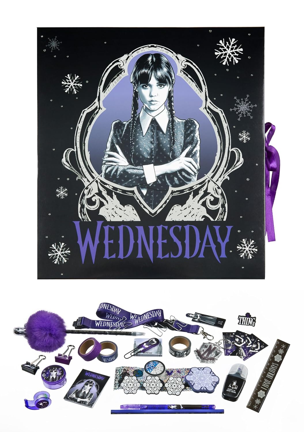 Wednesday Adventskalender Teens – Schreibwaren-Set