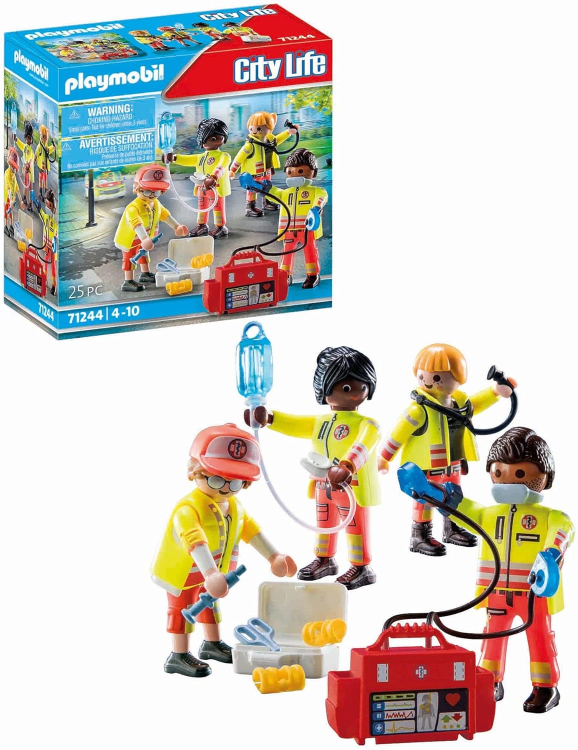 PLAYMOBIL® 71244 City Life Rettungsteam – Spielfiguren-Set ab 4 J.