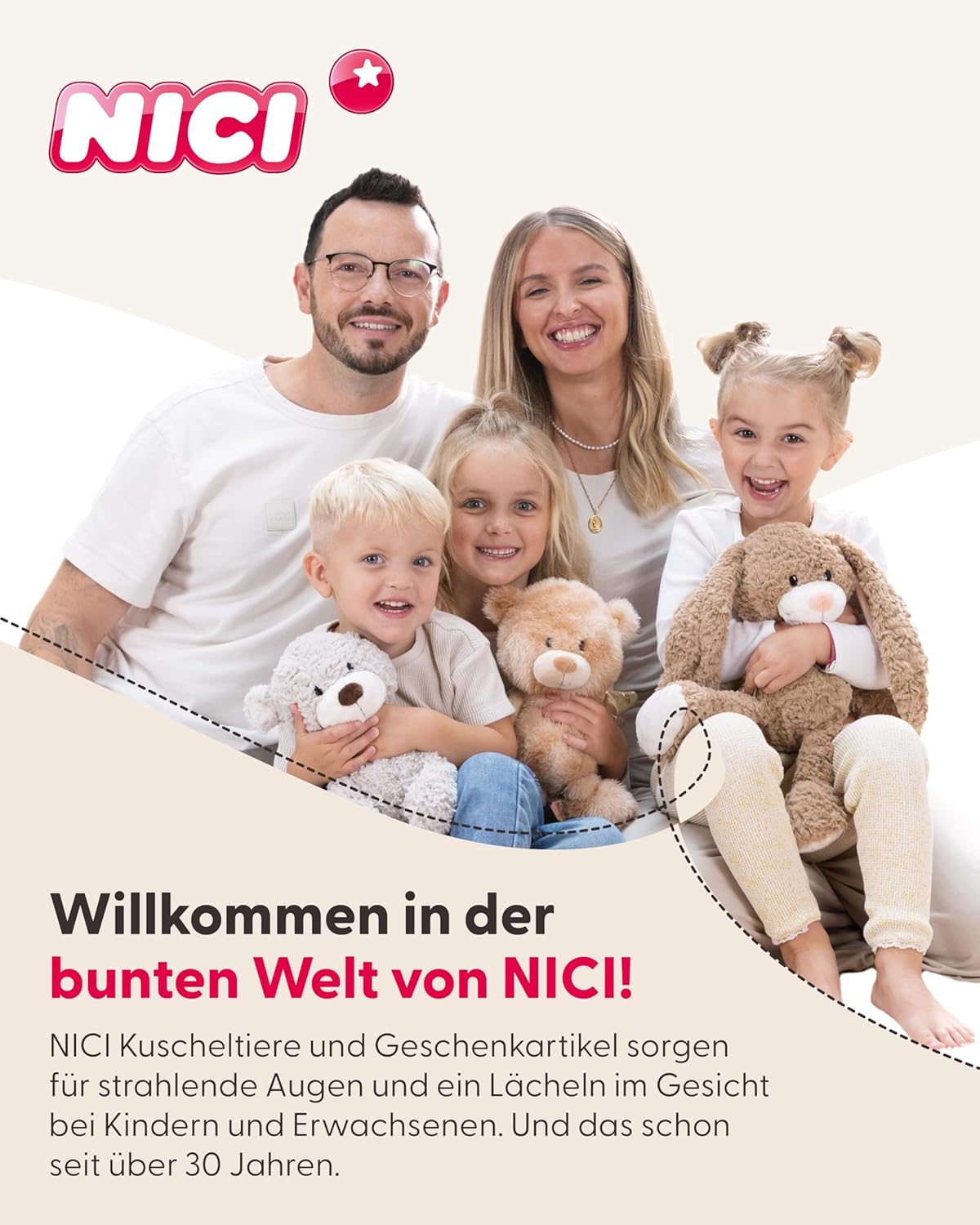 NICI Sterntaler Kuscheltier Fuchs Fabio - weich & kuschelig